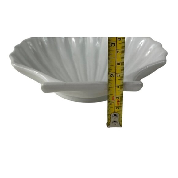 Scalloped Clam Shell Dish Bowls Set Of 2 Seafood Made In Japan Oven Proof - Picture 10 of 15